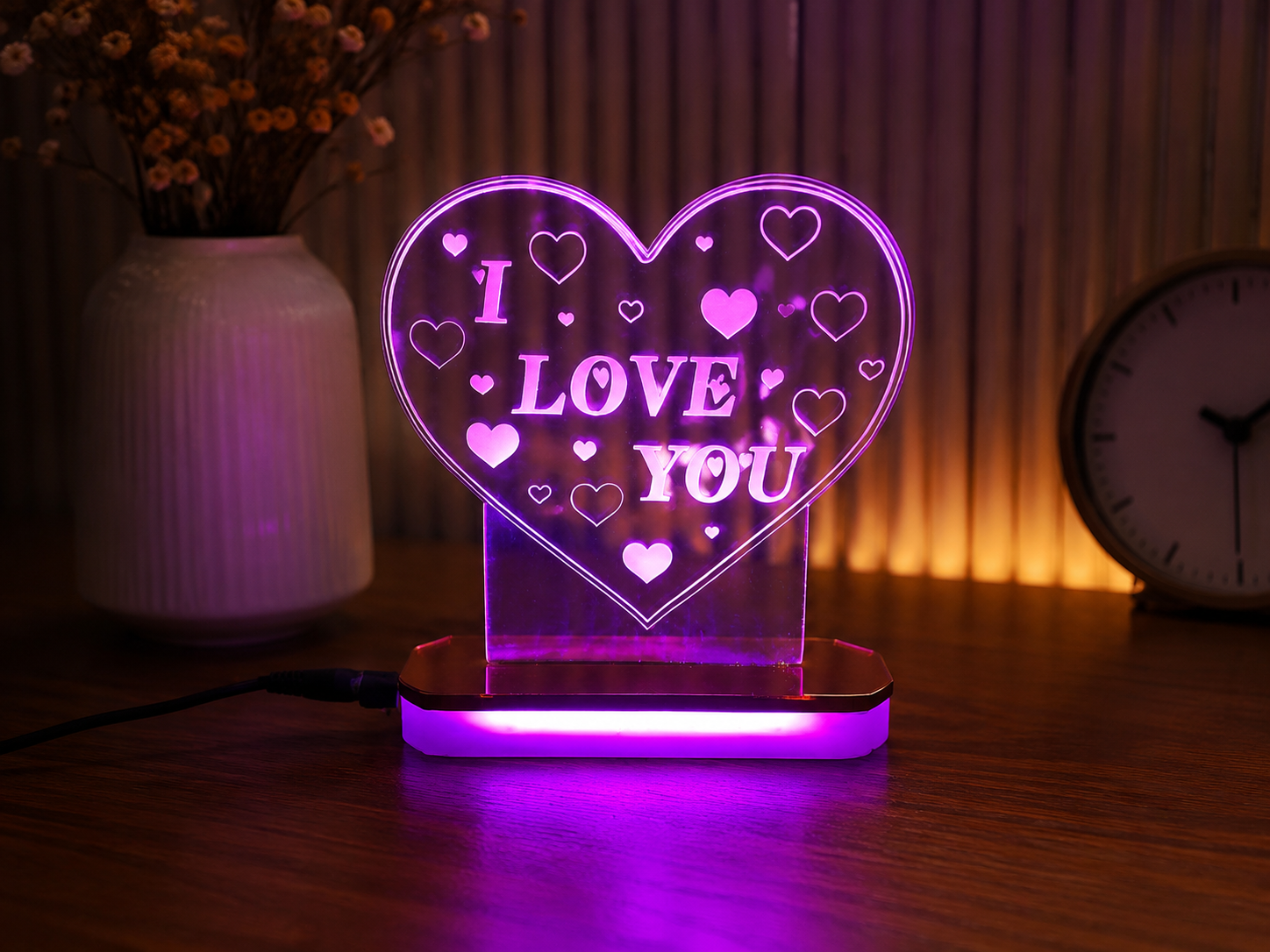 چراغ خواب طرح love